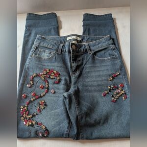 Est. 1946 Denim Five Pocket Embellished Blue Jeans Size 4